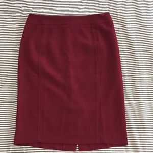 LOFT pencil scuba skirt
